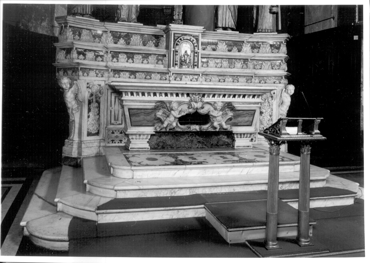 cherubini (altare maggiore, opera isolata) - ambito piemontese (ultimo quarto sec. XVII)