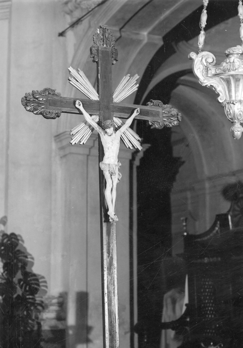 Cristo crocifisso dolente (crocifisso, opera isolata) - ambito piemontese (seconda metà sec. XVIII)