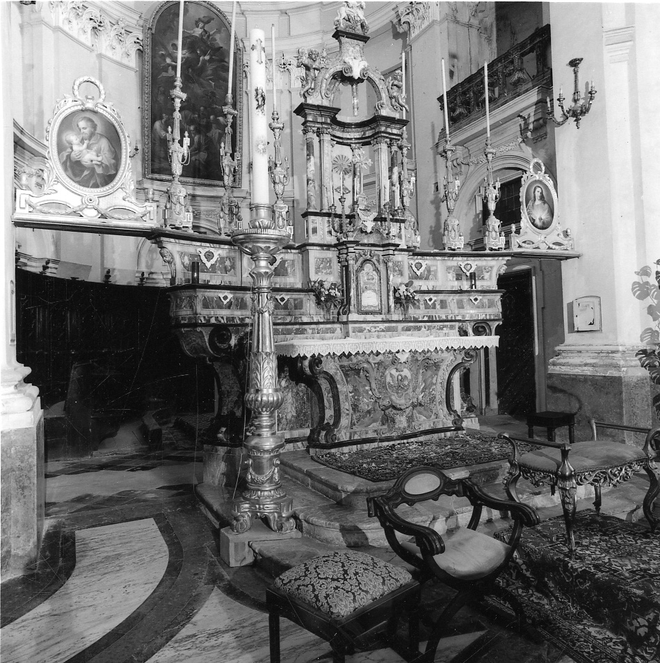 altare maggiore, opera isolata - ambito piemontese (terzo quarto sec. XVIII)