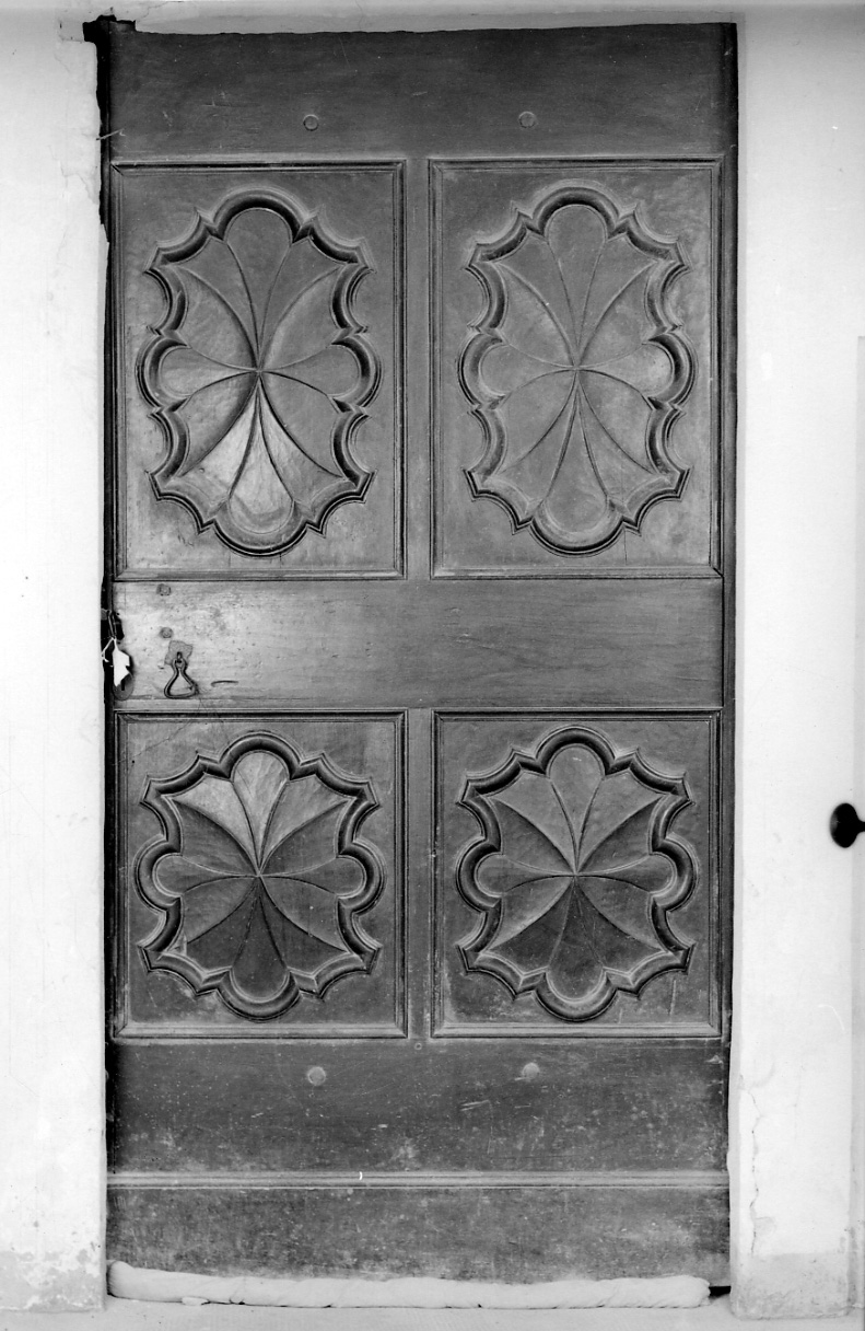 porta - ad un battente, opera isolata - ambito piemontese (terzo quarto sec. XVIII)