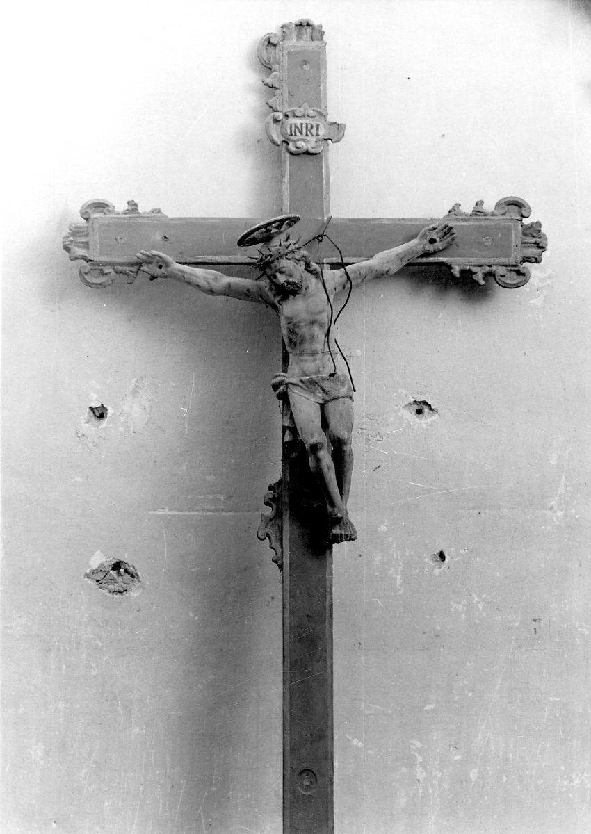 Cristo crocifisso dolente (croce processionale, opera isolata) - ambito piemontese (primo quarto sec. XIX)