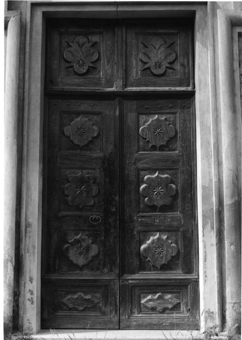 portone, opera isolata - bottega astigiana (seconda metà sec. XVIII)