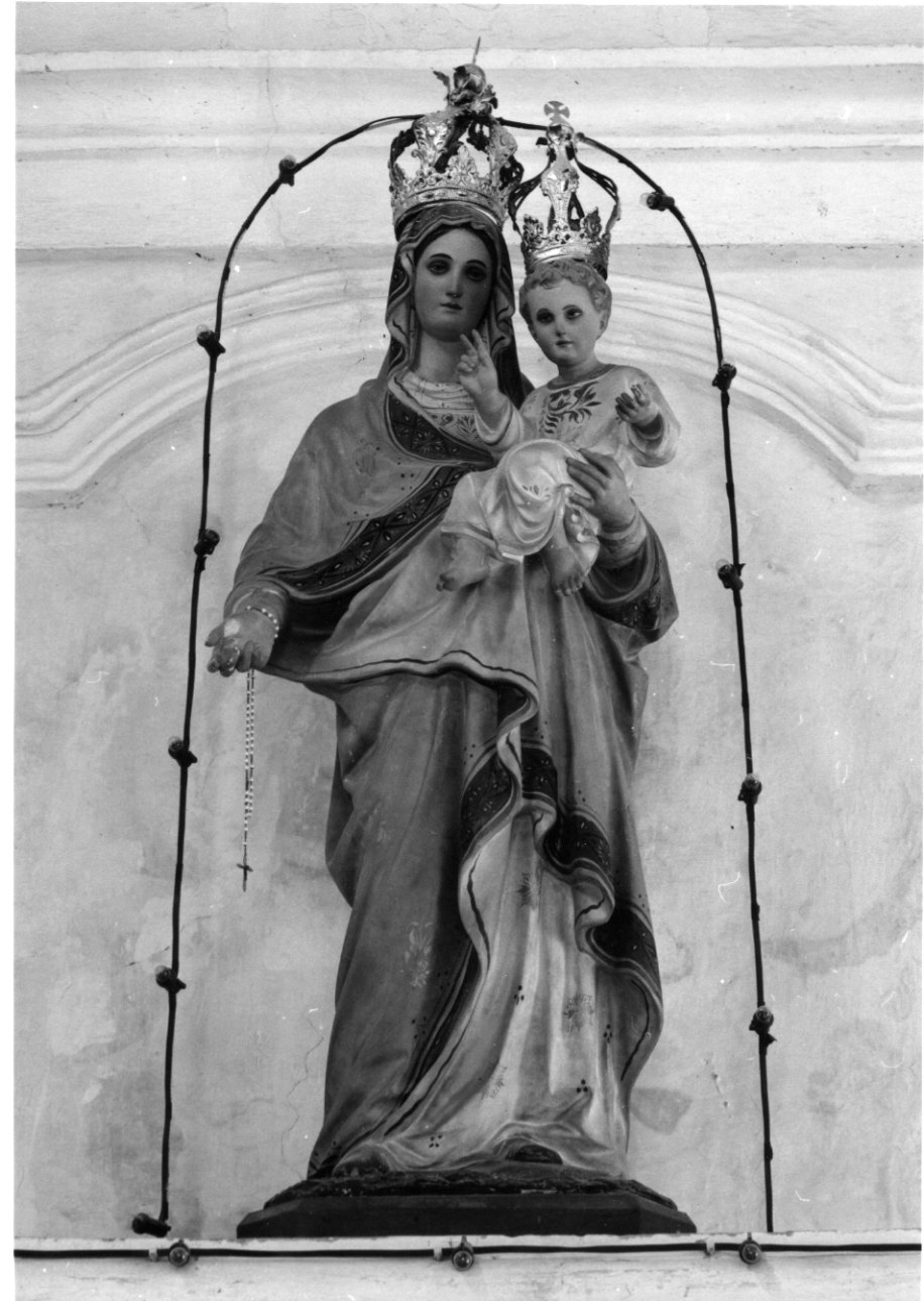 Madonna con Bambino (statua, opera isolata) - bottega piemontese (fine/inizio secc. XIX/ XX)