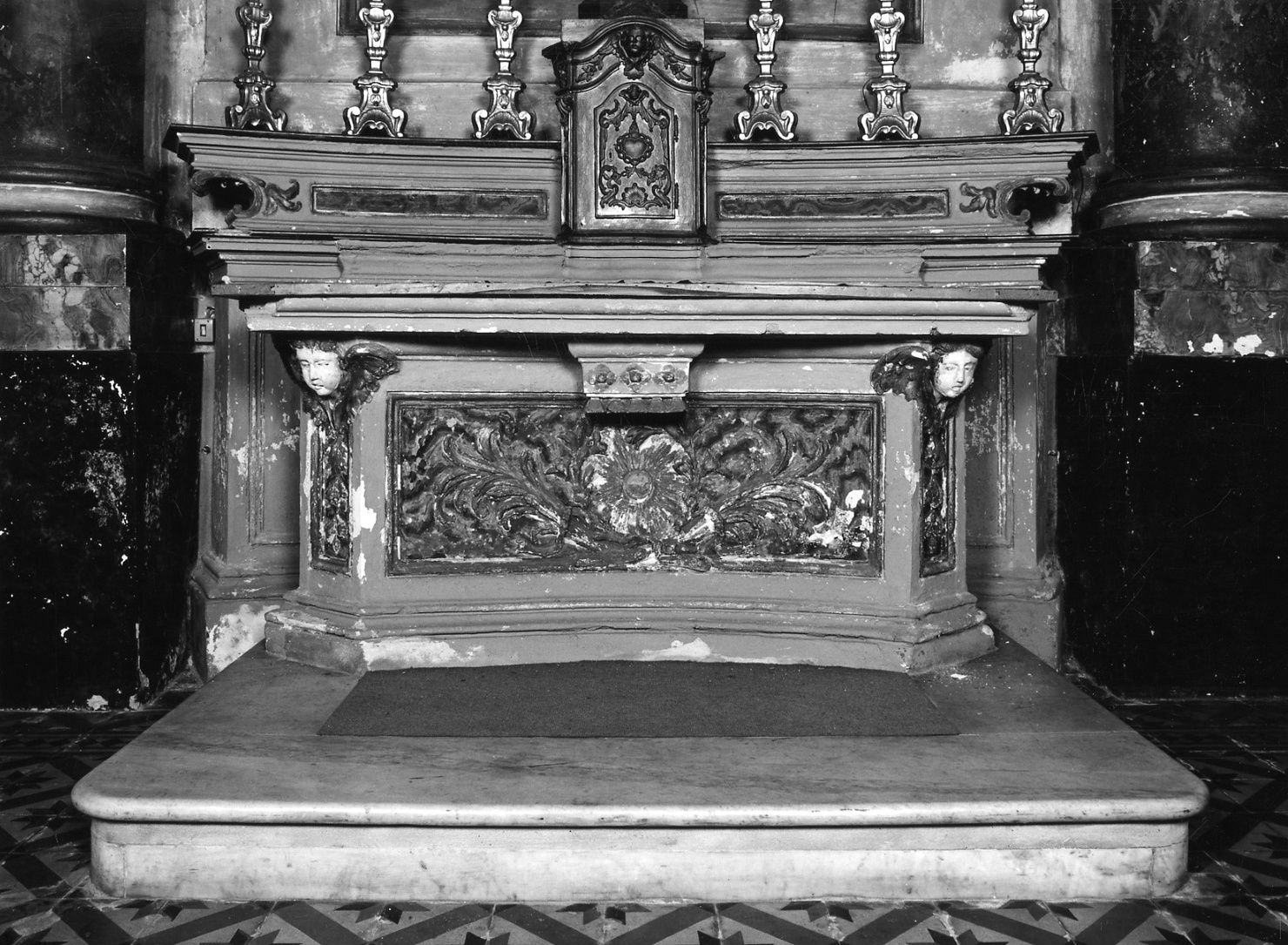 altare, opera isolata di Piazza Giovanni Battista (secc. XVIII/ XIX)