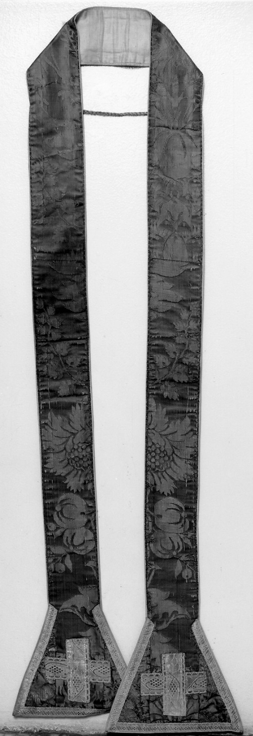 stola, opera isolata - manifattura Italia settentrionale (prima metà sec. XVIII)