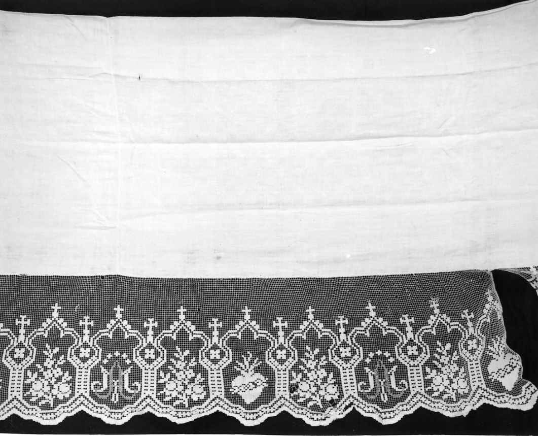 tovaglia d'altare, opera isolata - manifattura astigiana (sec. XIX)