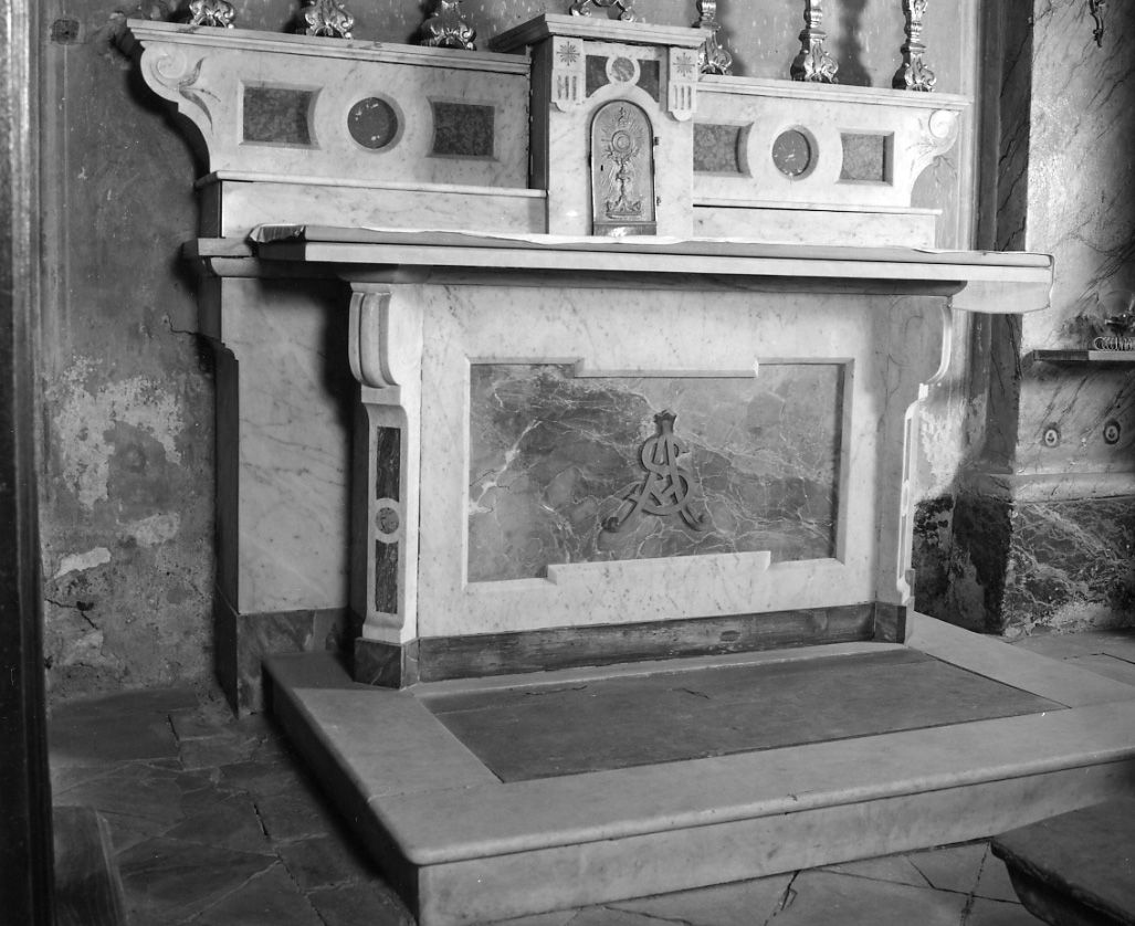 altare, opera isolata di Rizzi Stefano (primo quarto sec. XX)