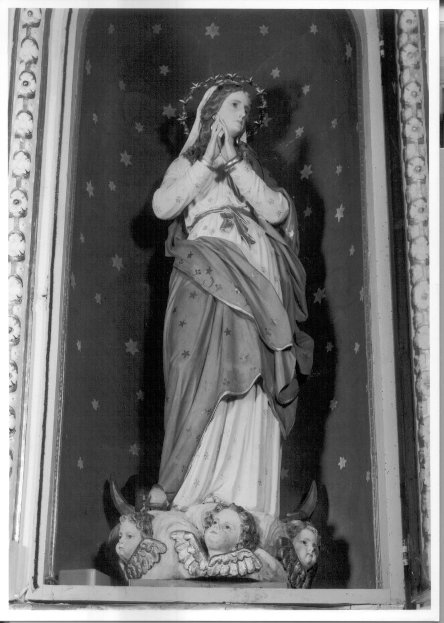 Immacolata Concezione (statua, opera isolata) - ambito piemontese (fine sec. XIX)
