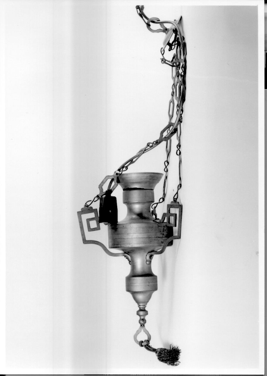 lampada pensile, serie - ambito piemontese (primo quarto sec. XX)