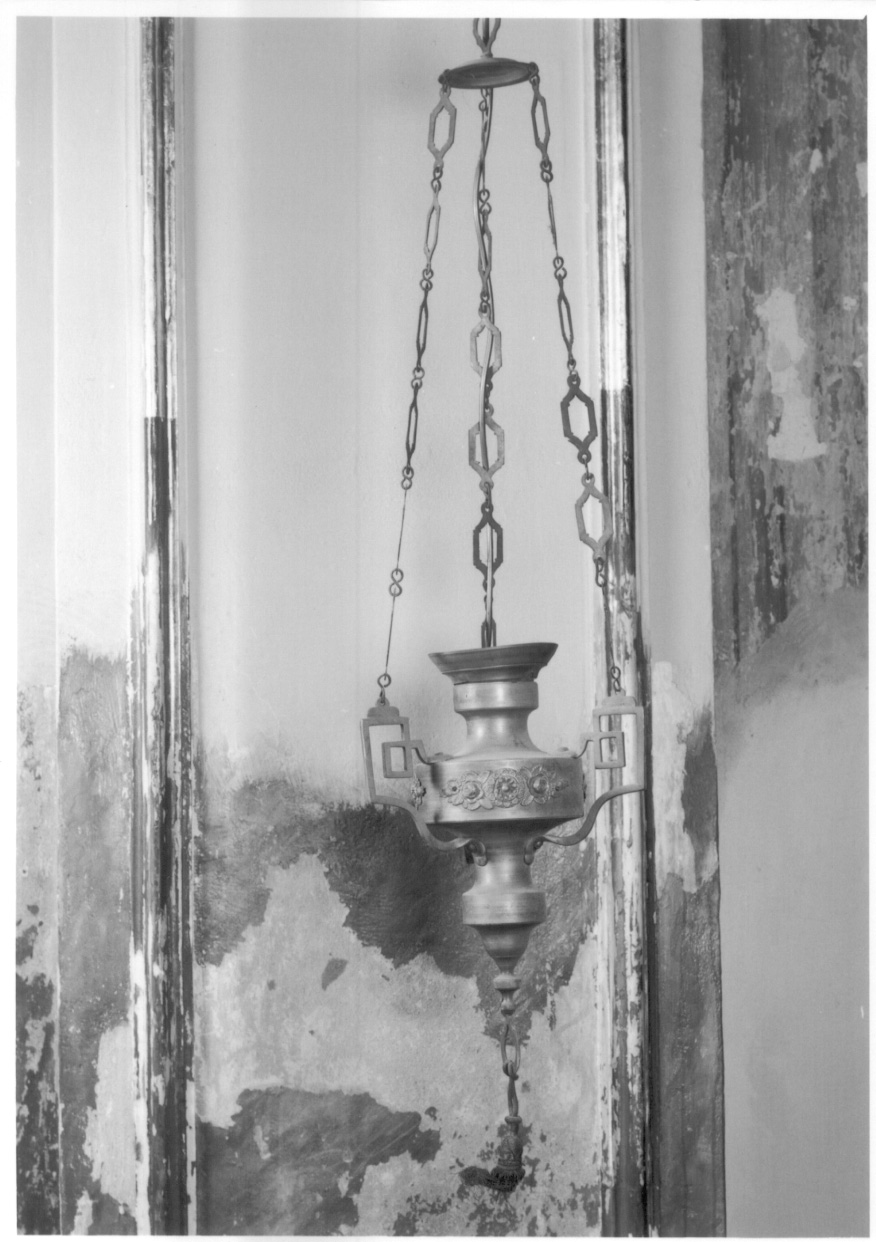 lampada pensile, serie - ambito piemontese (primo quarto sec. XX)