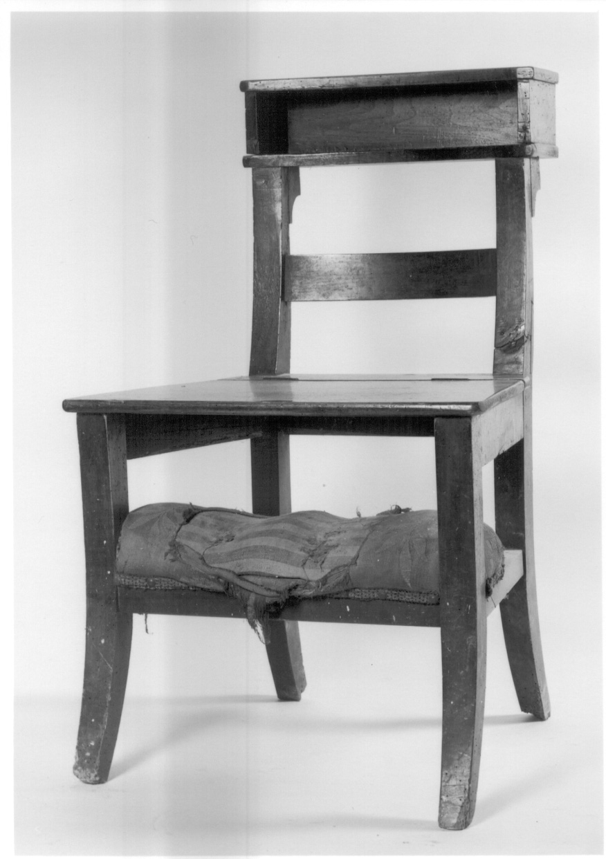 sedia-inginocchiatoio, opera isolata - ambito piemontese (seconda metà sec. XIX)