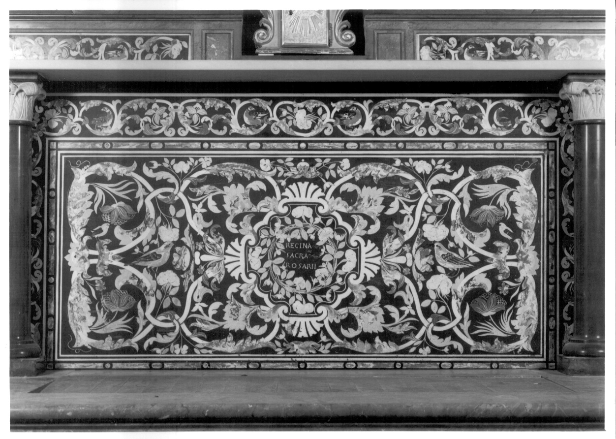 paliotto, elemento d'insieme - ambito della Val d'Intelvi (prima metà sec. XVIII)