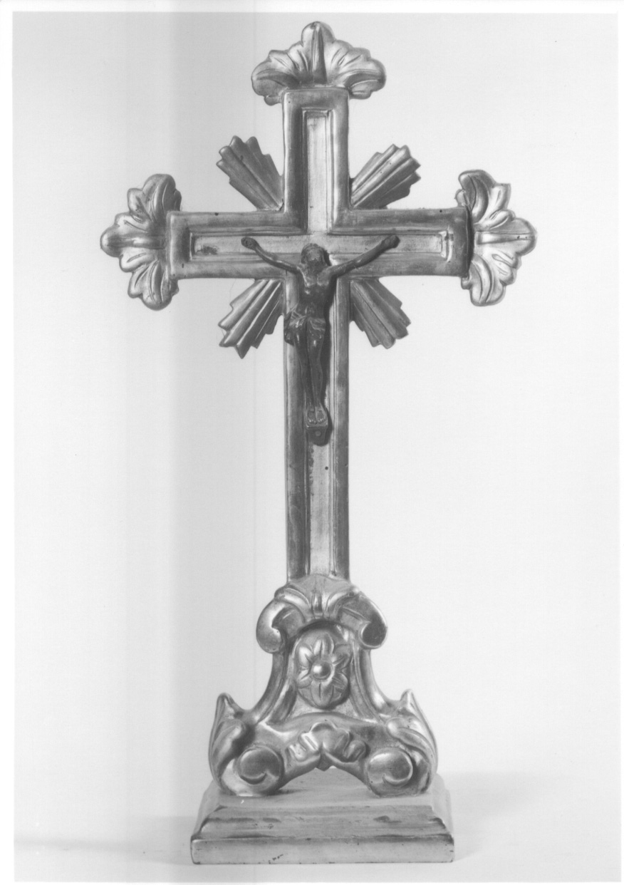 Cristo crocifisso dolente (croce d'altare, opera isolata) - ambito piemontese (seconda metà sec. XIX)