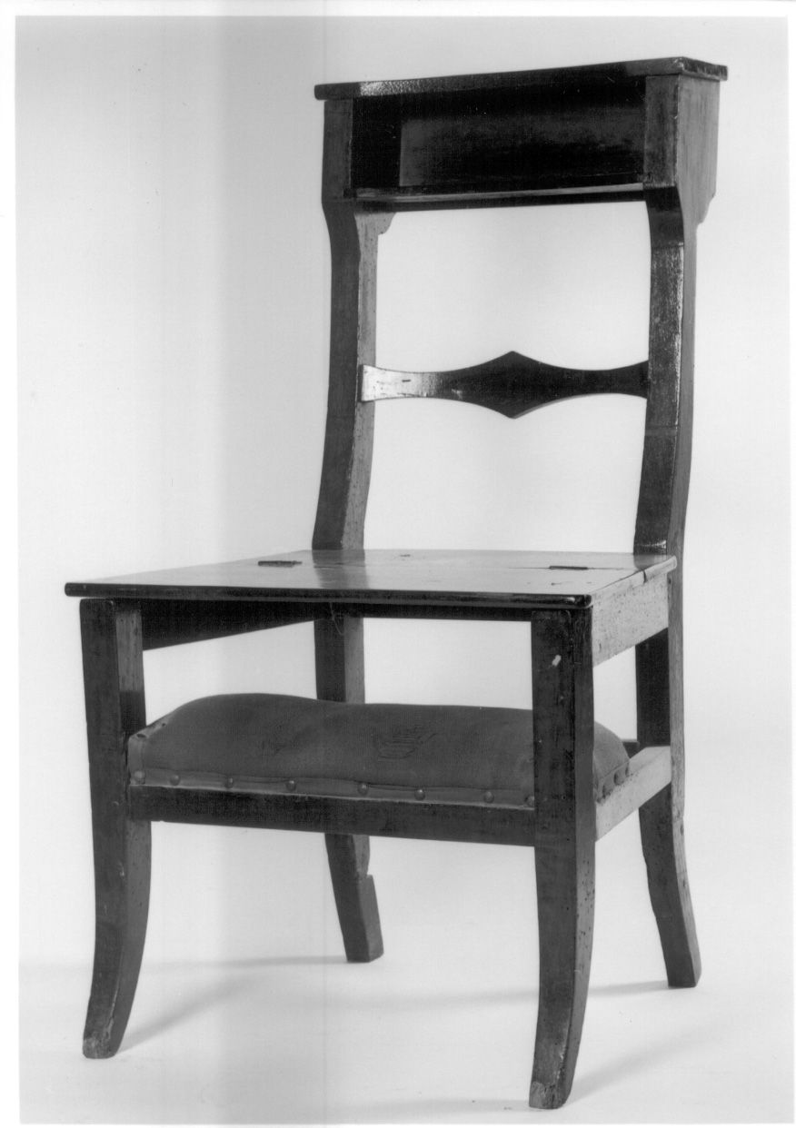 sedia-inginocchiatoio, opera isolata - ambito piemontese (seconda metà sec. XIX)