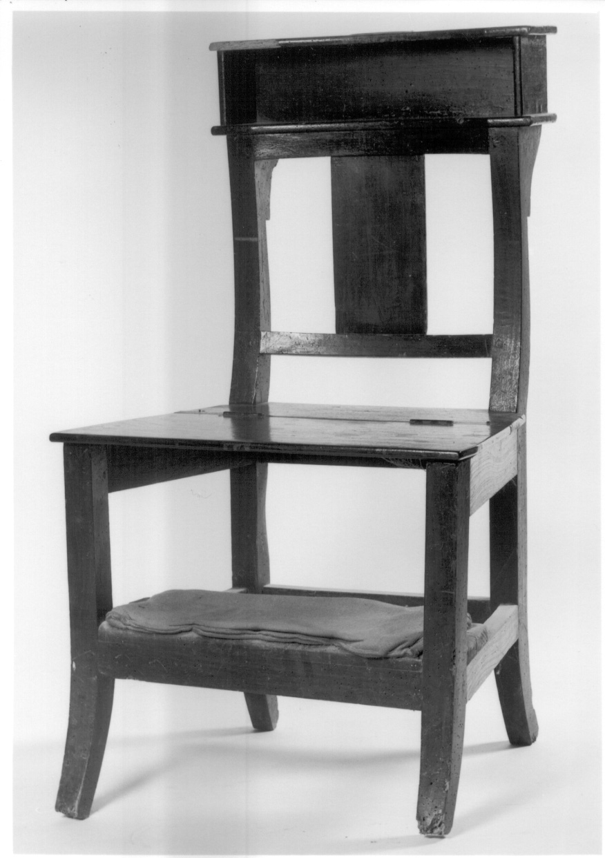 sedia-inginocchiatoio, opera isolata - ambito piemontese (seconda metà sec. XIX)