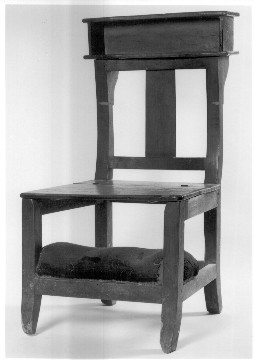 sedia-inginocchiatoio, opera isolata - ambito piemontese (seconda metà sec. XIX)