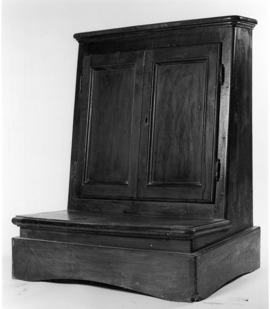 inginocchiatoio, opera isolata - ambito piemontese (seconda metà sec. XIX)