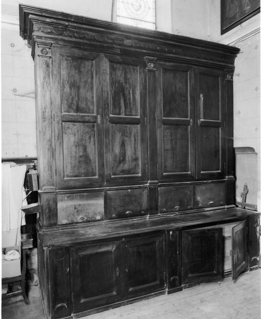 armadio, serie - ambito piemontese (seconda metà sec. XIX)