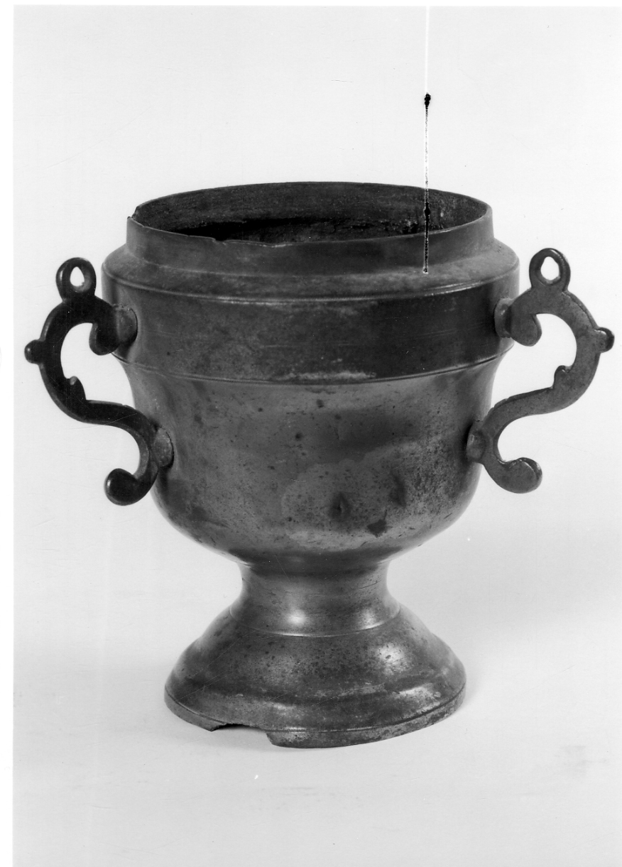 turibolo, frammento - manifattura italiana (fine/inizio secc. XIX/ XX)