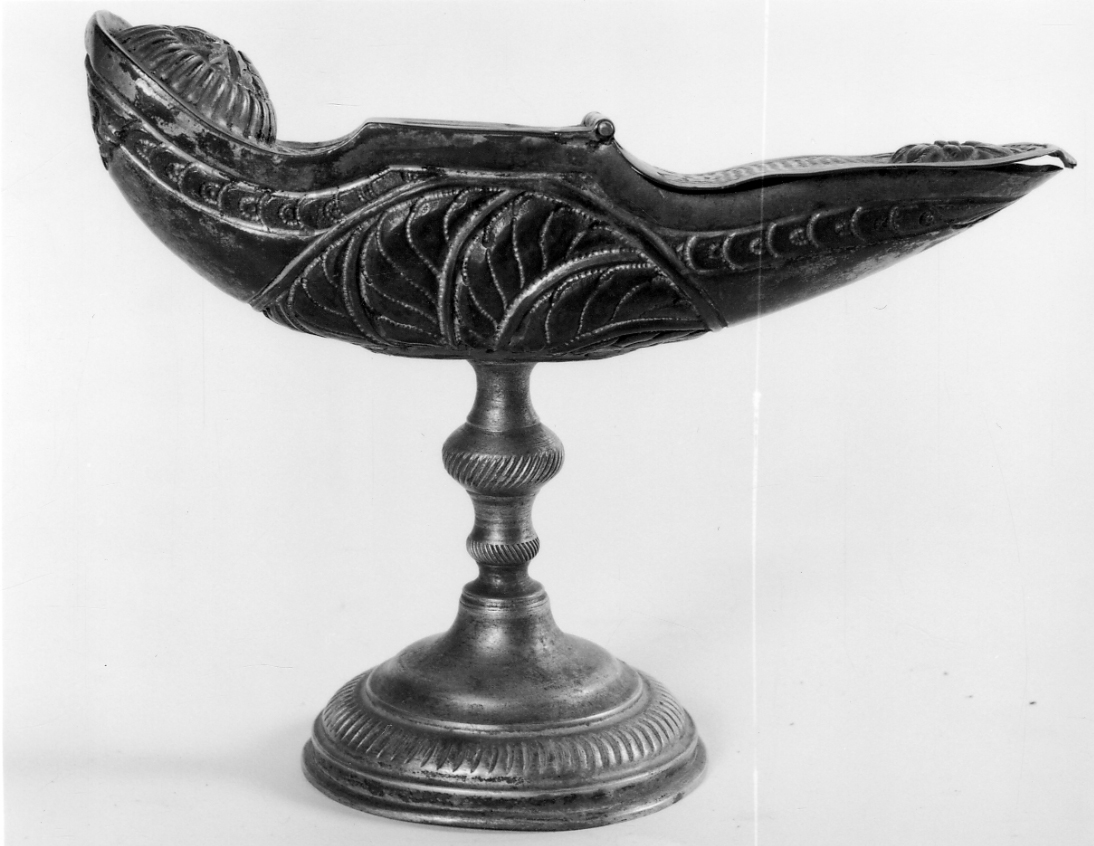 navicella portaincenso, opera isolata - ambito piemontese (seconda metà sec. XIX)