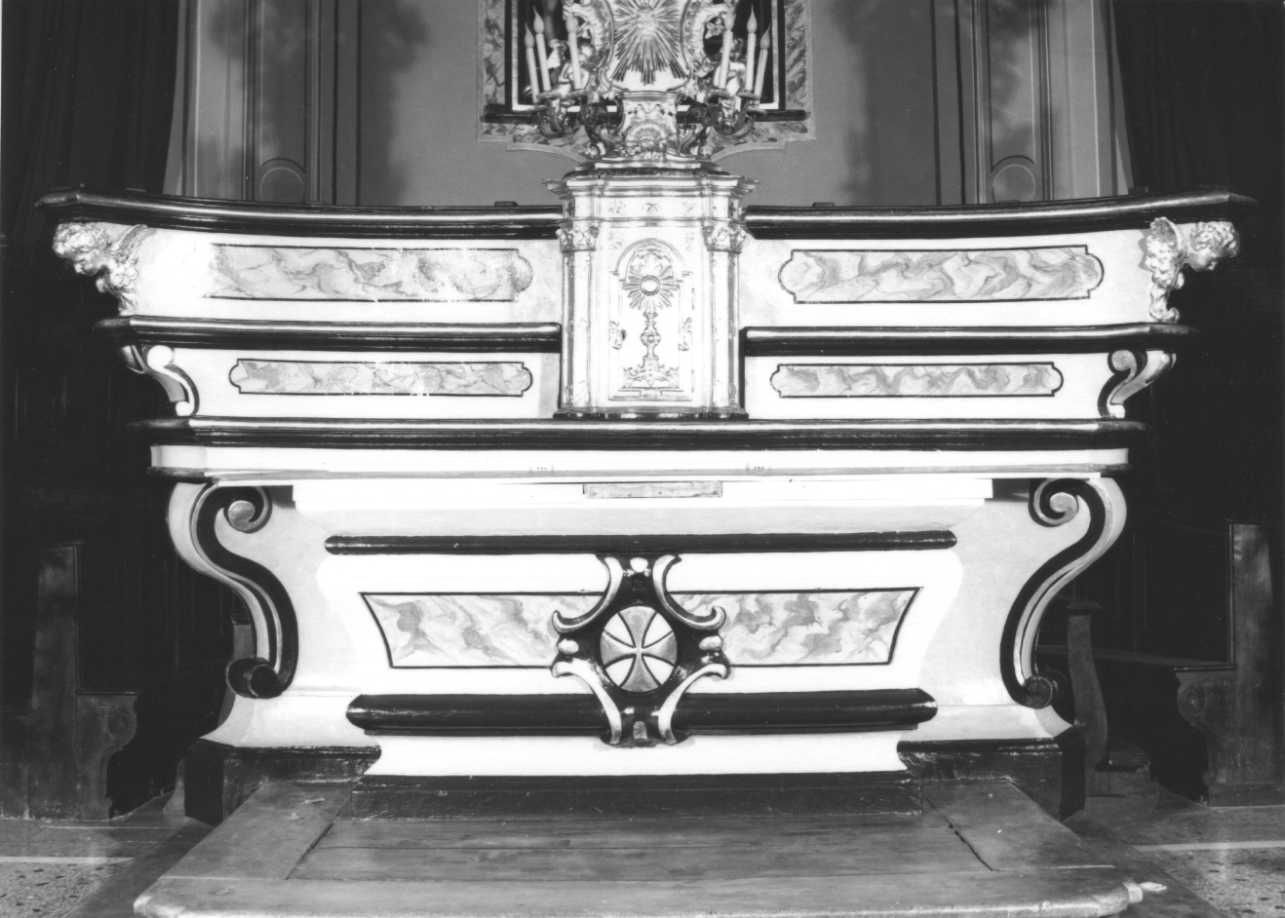 emblema della Confraternita di San Carlo (altare maggiore, opera isolata) - ambito piemontese (metà sec. XVIII)