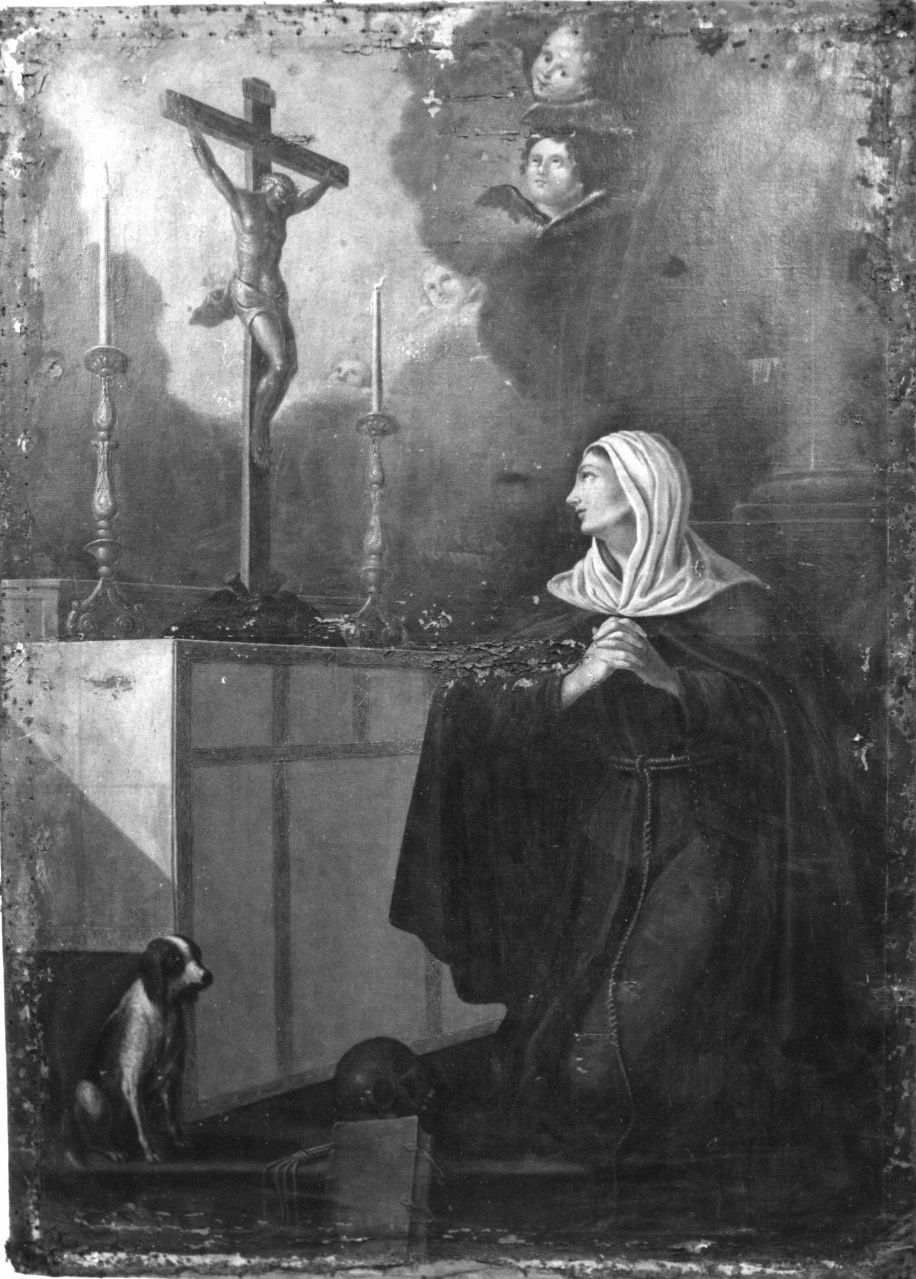 Santa Margherita da Cortona (dipinto, opera isolata) - ambito piemontese (seconda metà sec. XVIII)