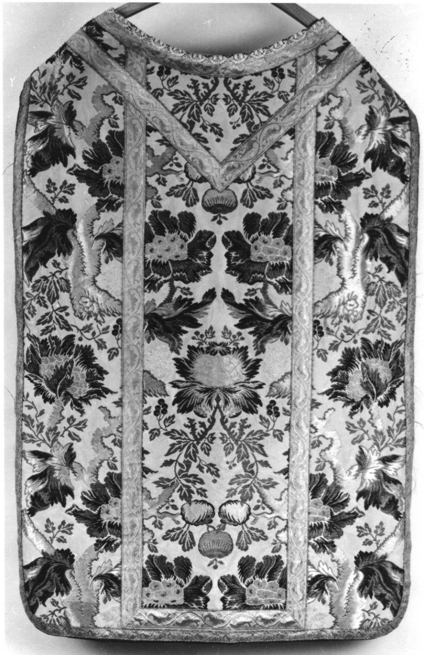 paramento liturgico, insieme - manifattura italiana (fine/inizio secc. XIX/ XX)