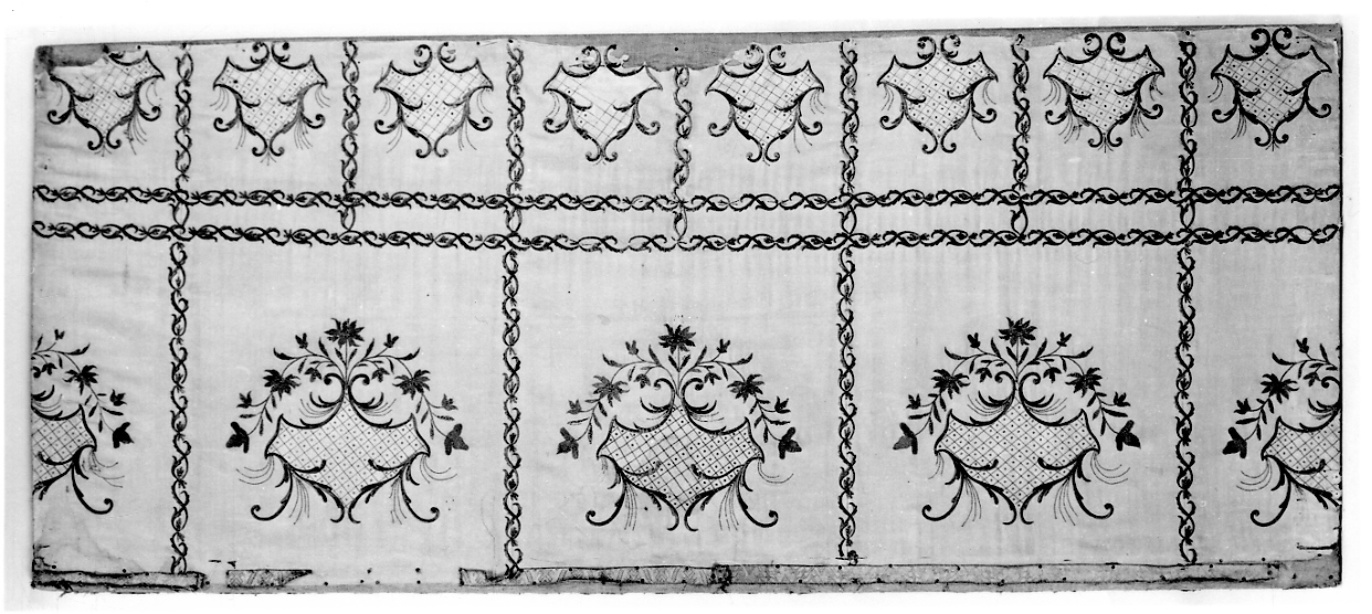 paliotto, opera isolata - manifattura italiana (ultimo quarto sec. XVIII)