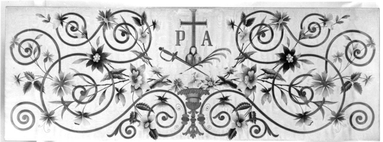 paliotto, opera isolata - manifattura piemontese (terzo quarto sec. XIX)