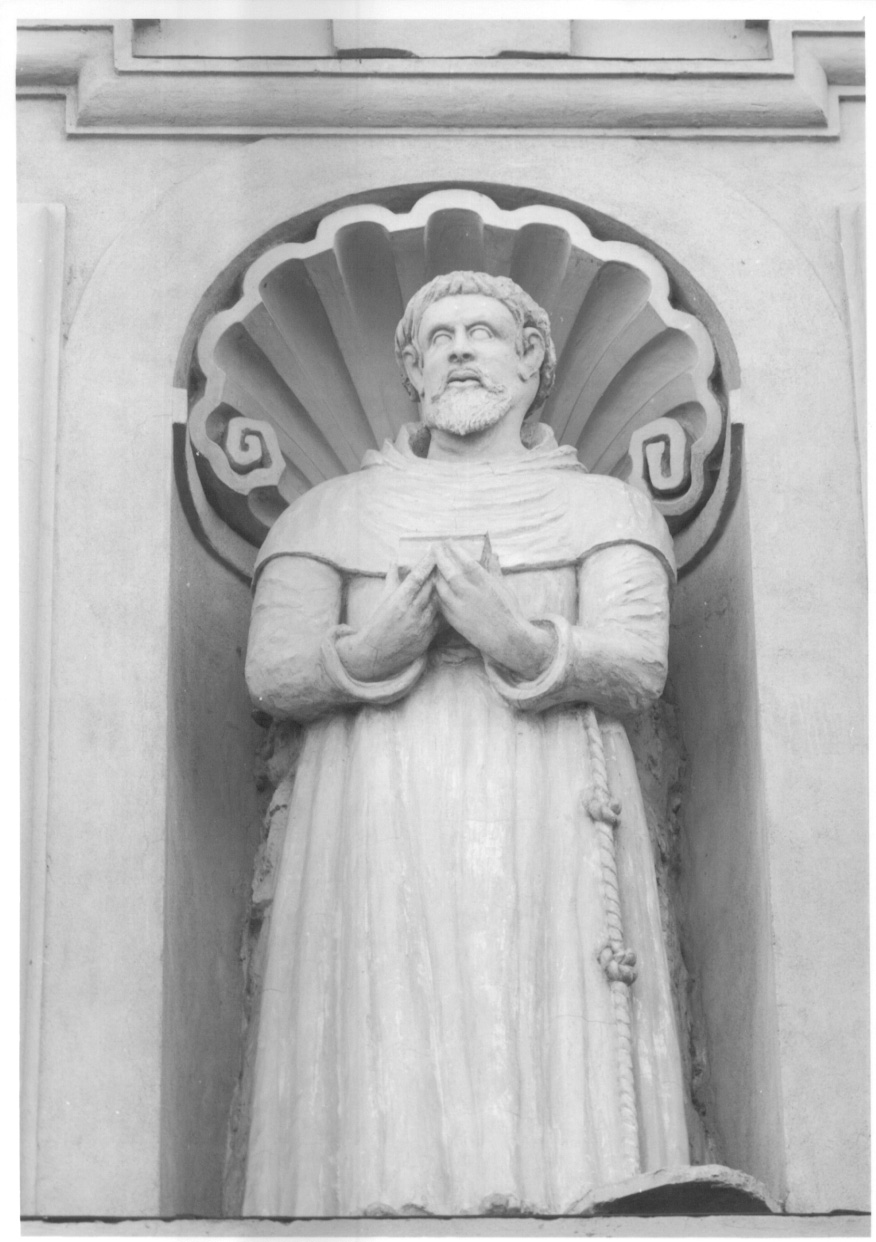 SAN FRANCESCO D'ASSISI (statua, opera isolata) - ambito piemontese (seconda metà sec. XVIII)
