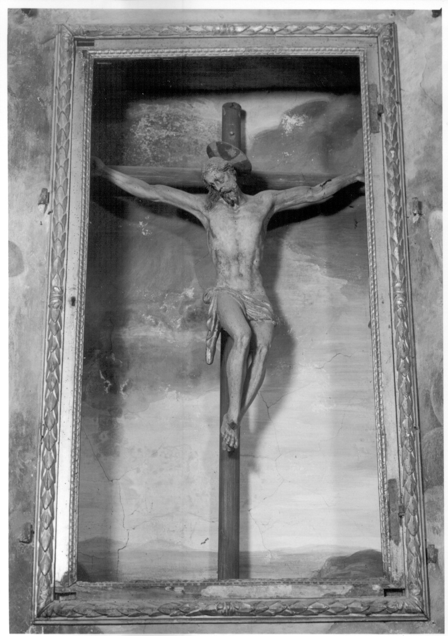 Cristo crocifisso dolente (crocifisso, opera isolata) - ambito piemontese (metà sec. XVII)