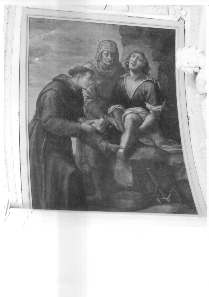 miracoli di Sant'Antonio da Padova (dipinto, ciclo) di Caccia Guglielmo detto Moncalvo (cerchia) (metà sec. XVII)