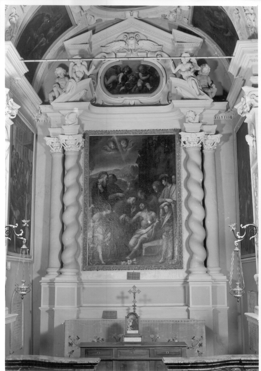 angeli e cherubini (altare, opera isolata) - ambito piemontese (prima metà sec. XVII)