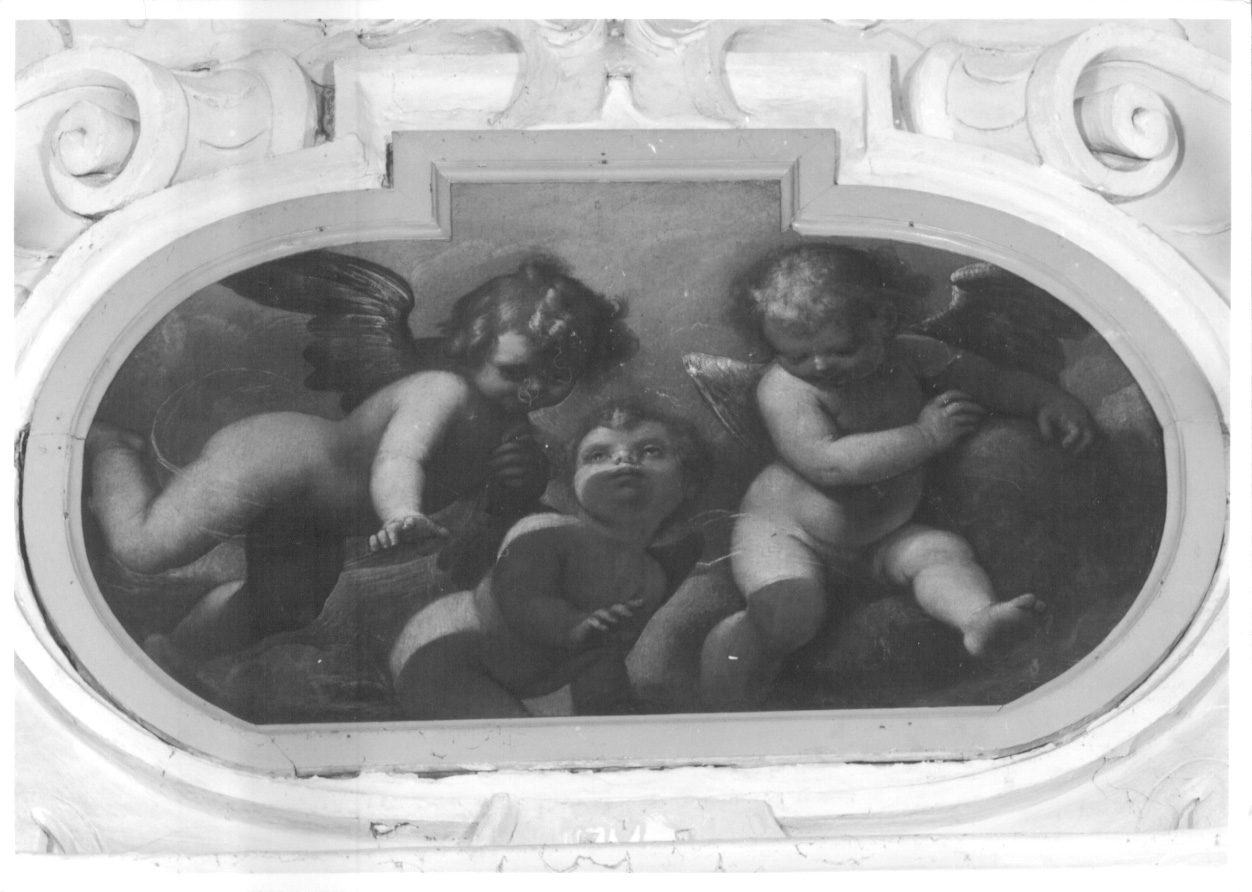 angioletti (dipinto, opera isolata) di Caccia Guglielmo detto Moncalvo (cerchia) (metà sec. XVII)