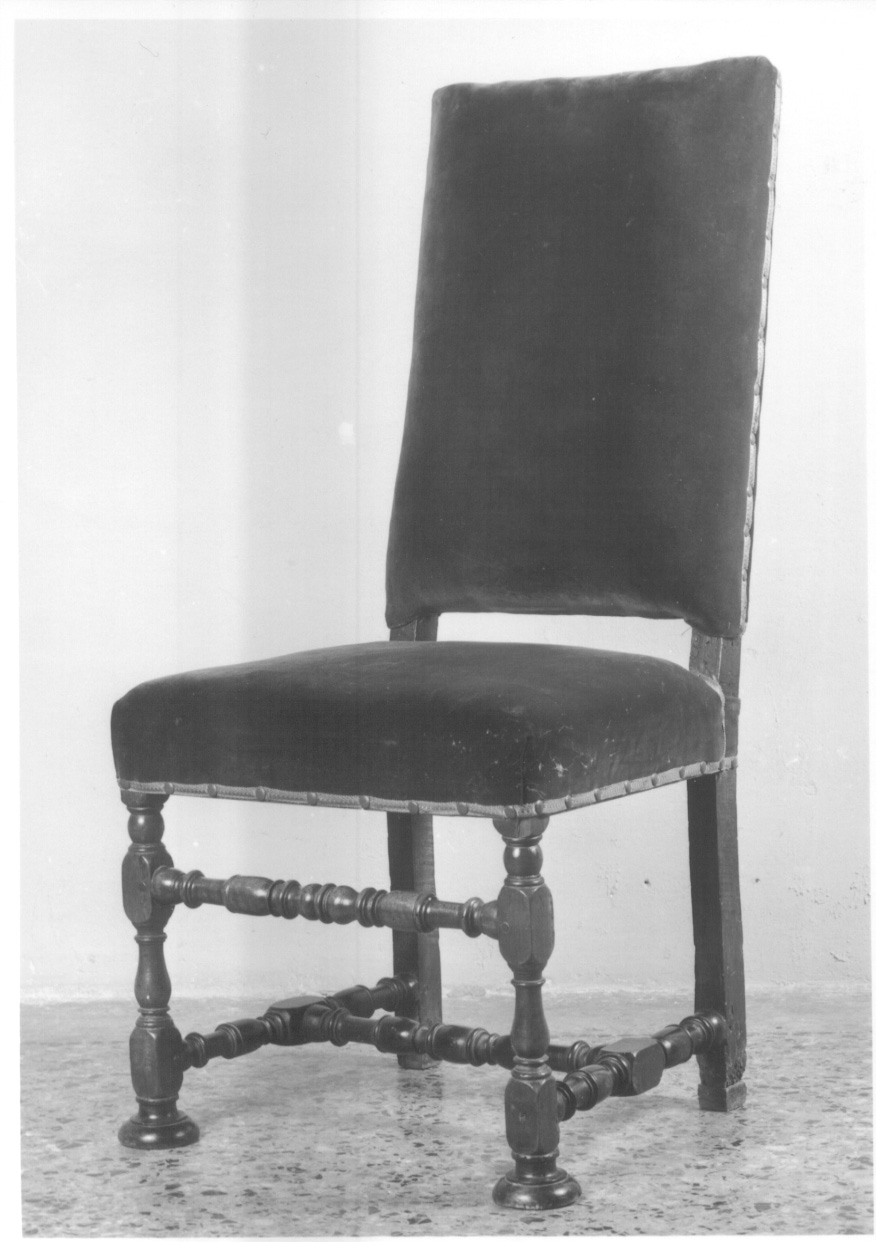 sedia, serie - ambito piemontese (prima metà sec. XIX)