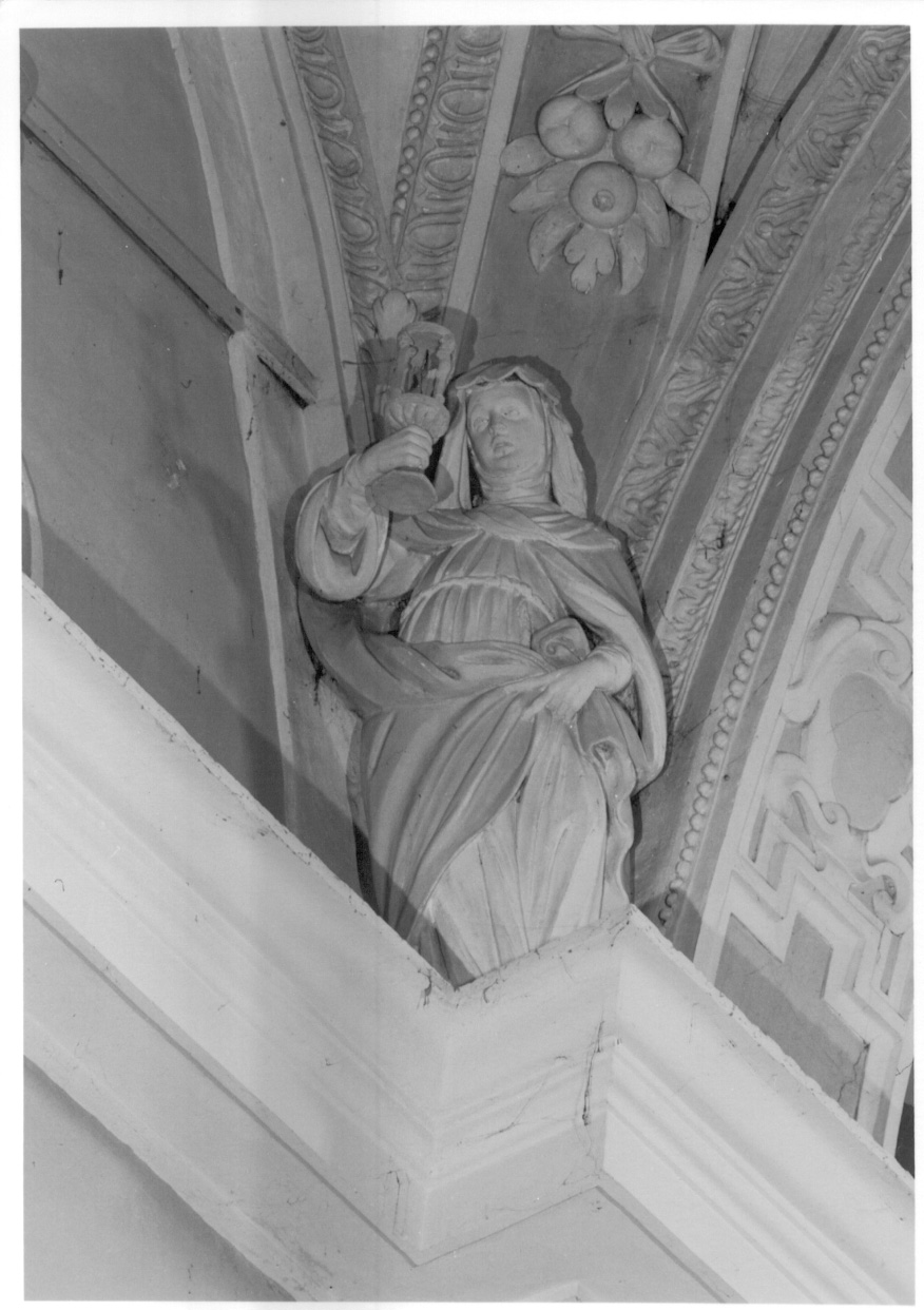 Santa Chiara (statua, opera isolata) - bottega luganese (seconda metà sec. XVII)