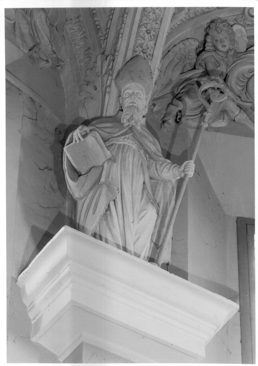 Sant'Agostino (statua, opera isolata) - bottega luganese (seconda metà sec. XVII)