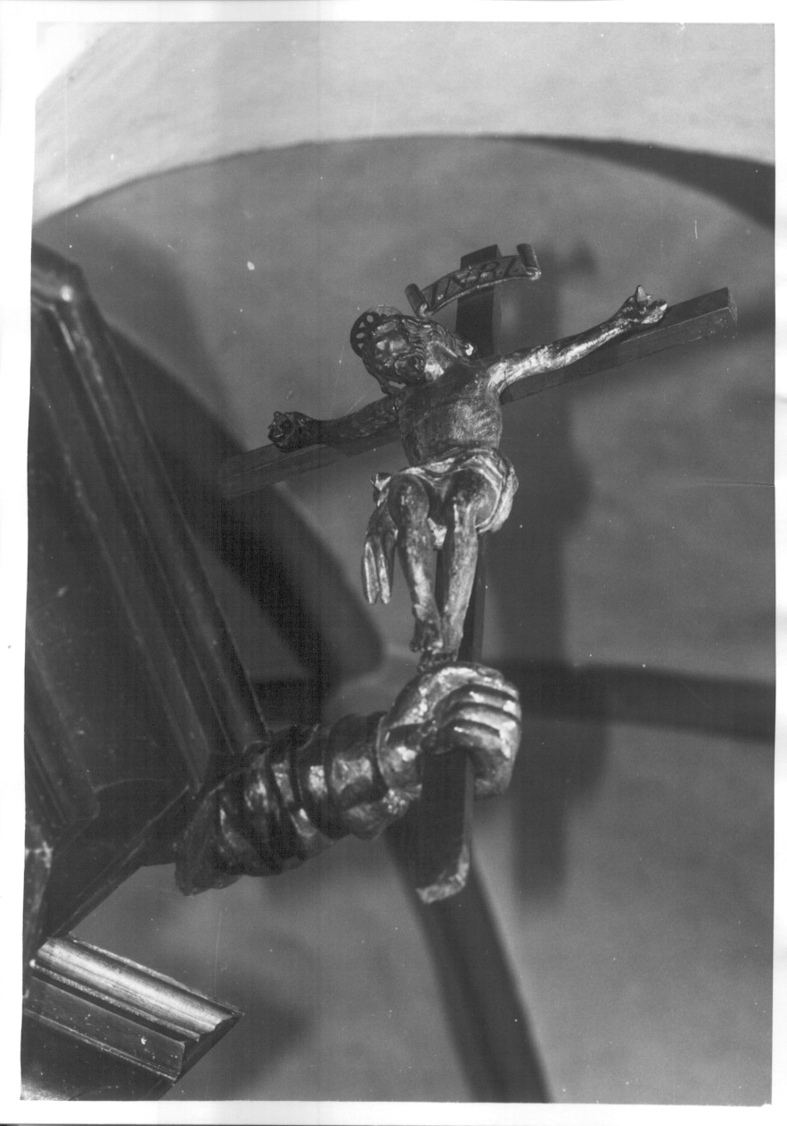 Cristo crocifisso dolente (crocifisso, opera isolata) - ambito piemontese (sec. XVIII)