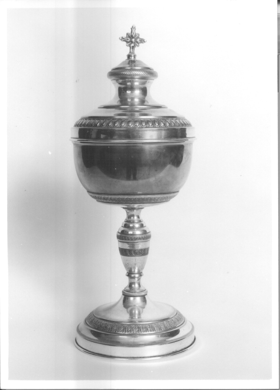 pisside, opera isolata di Bertarelli Fratelli Ditta (inizio sec. XX)