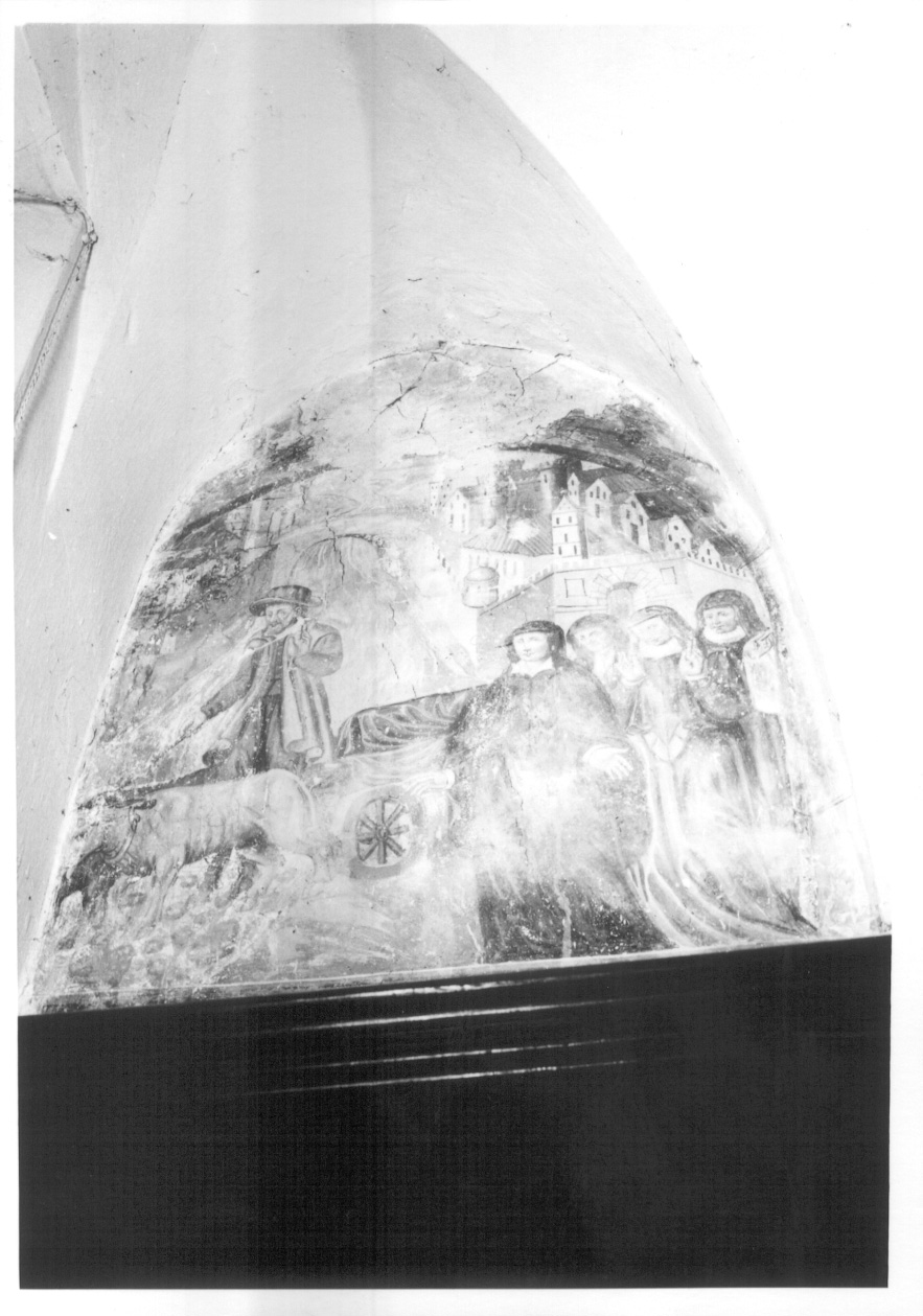 episodio della vita dei Santi martiri della legione tebana (dipinto, ciclo) - ambito piemontese (sec. XVII)