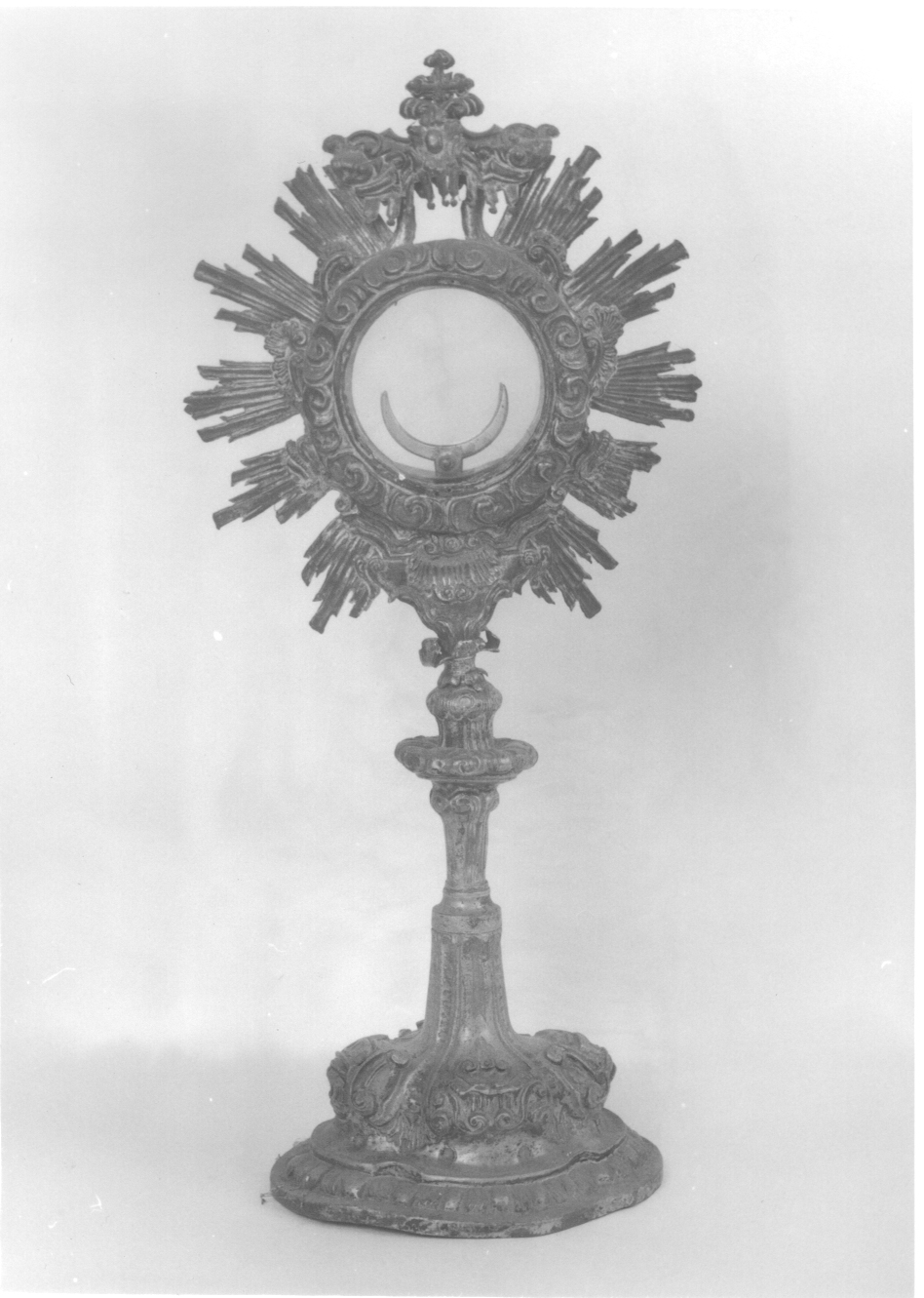 ostensorio - a raggiera, opera isolata - ambito ligure-piemontese (ultimo quarto sec. XVIII)