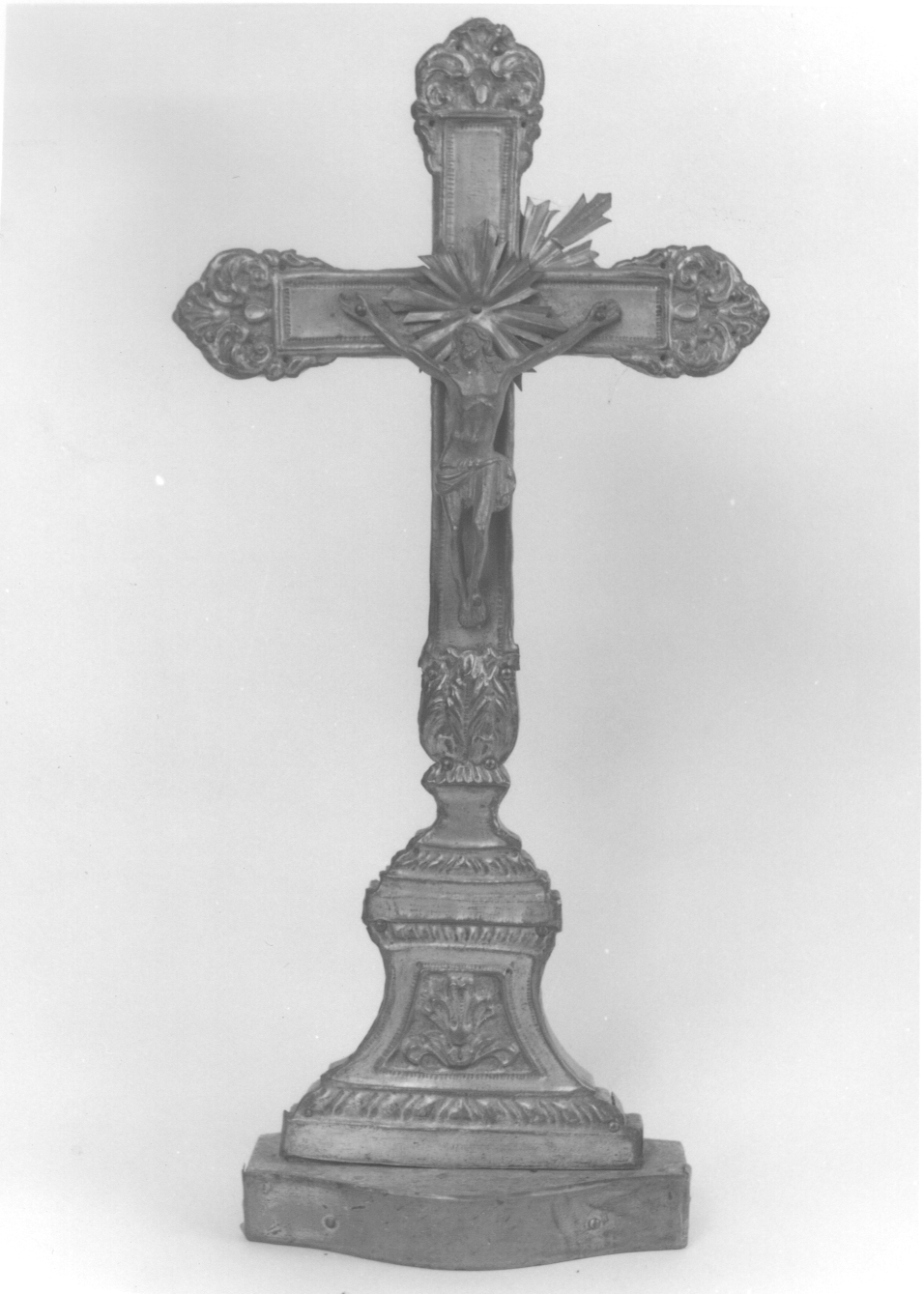 Cristo crocifisso dolente (croce d'altare, opera isolata) - ambito ligure-piemontese (metà sec. XIX)