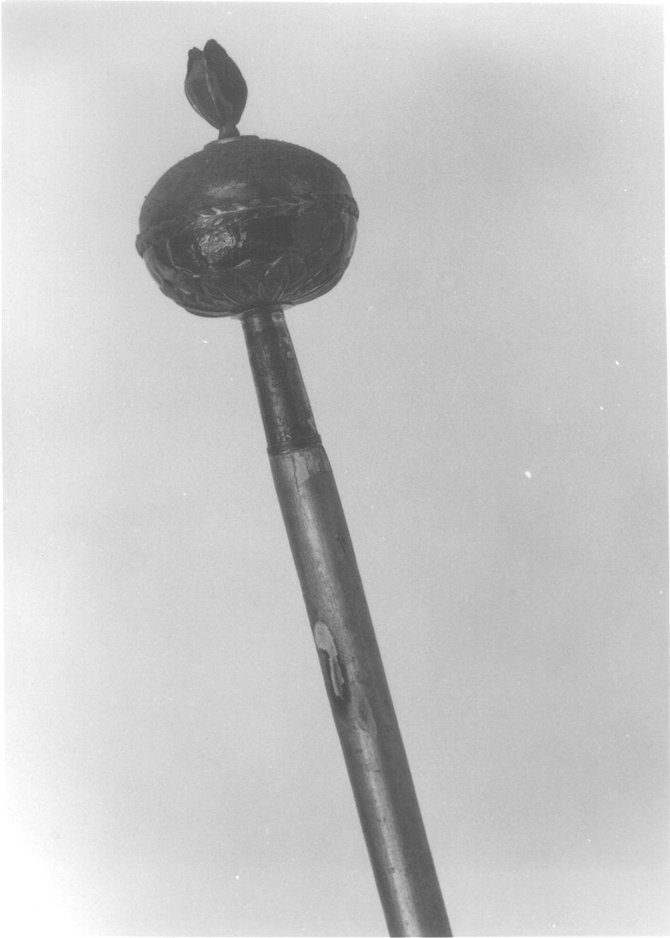 mazza processionale, serie - ambito ligure-piemontese (secondo quarto sec. XIX)