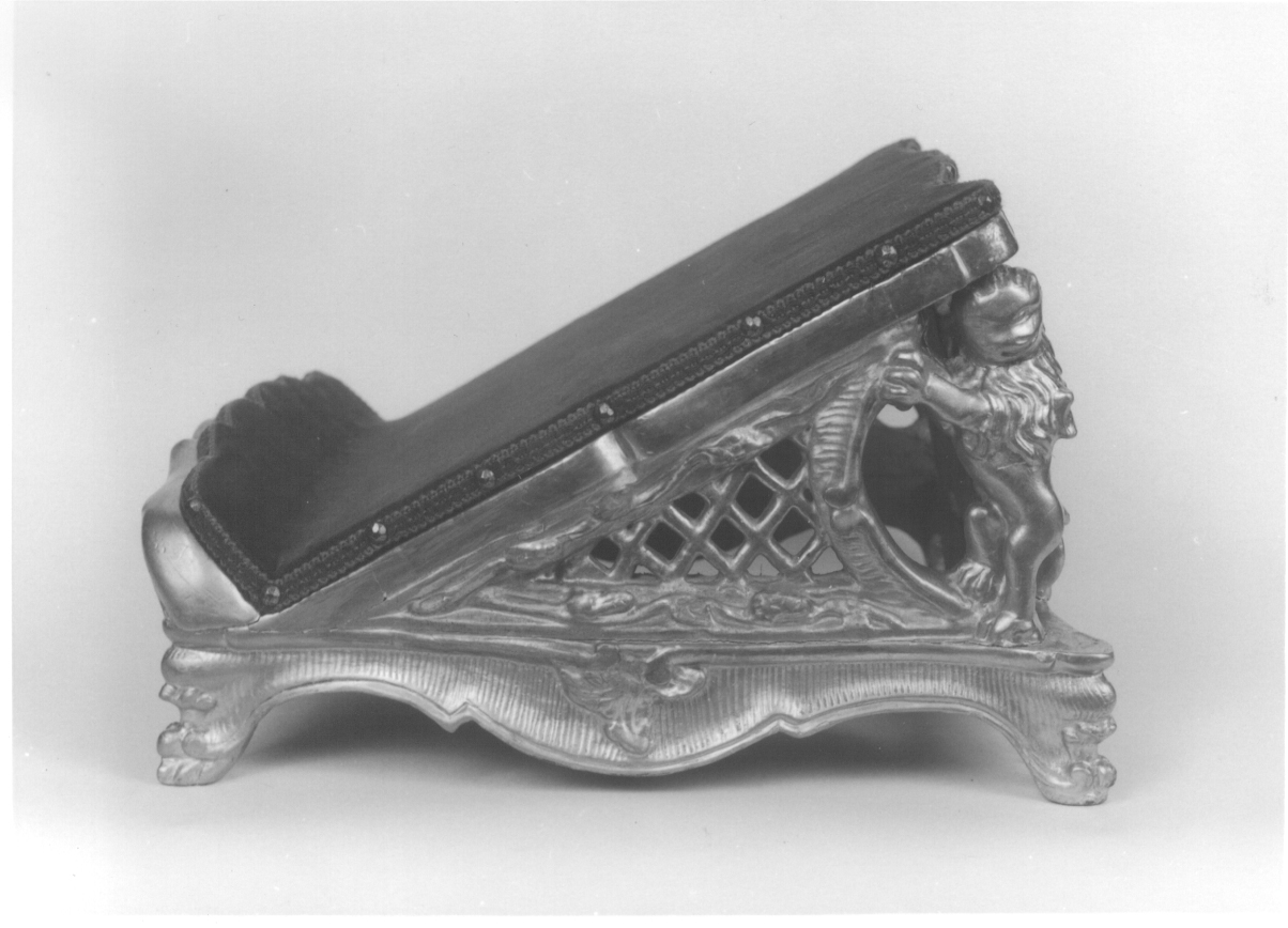 leggio d'altare, opera isolata - ambito ligure-piemontese (metà sec. XIX)