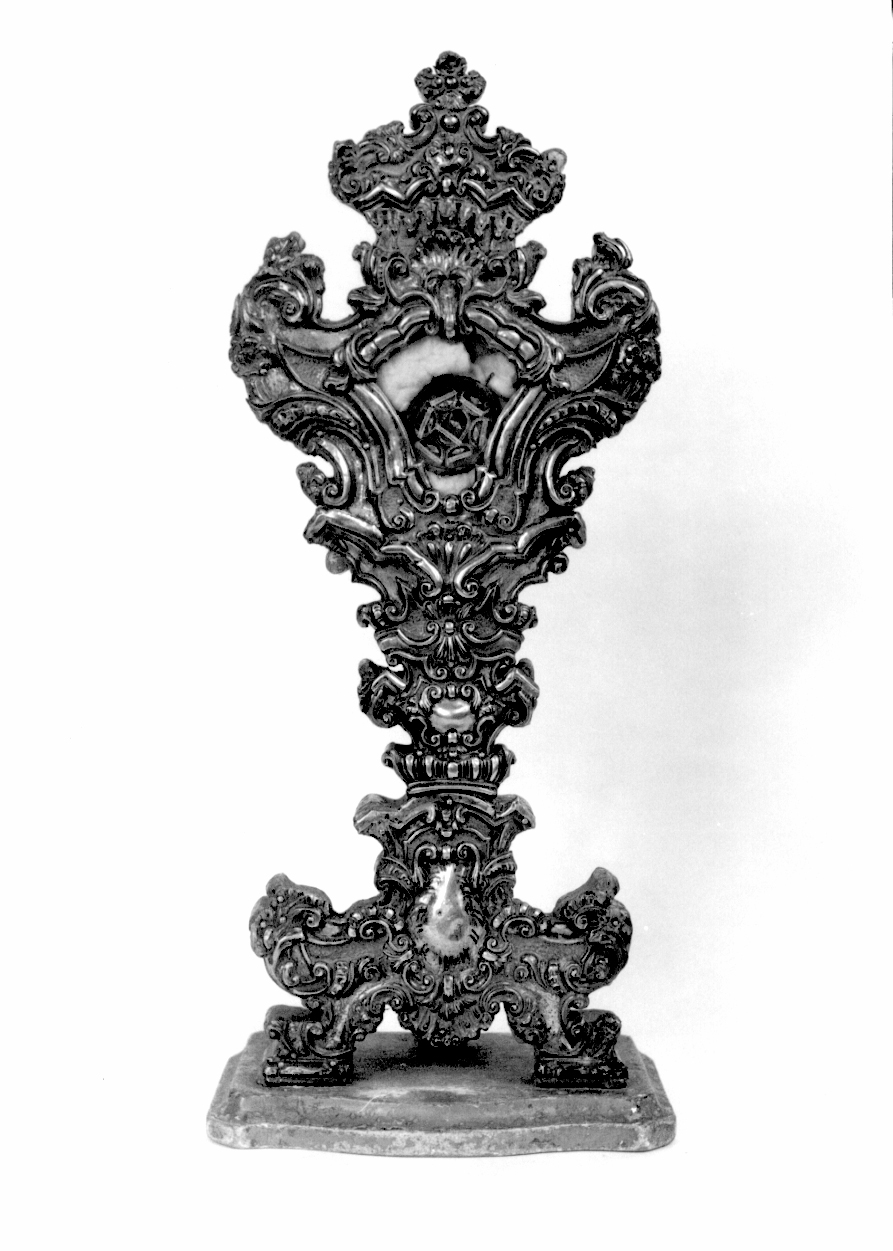 reliquiario - a ostensorio, opera isolata - ambito ligure-piemontese (secondo quarto sec. XVIII)