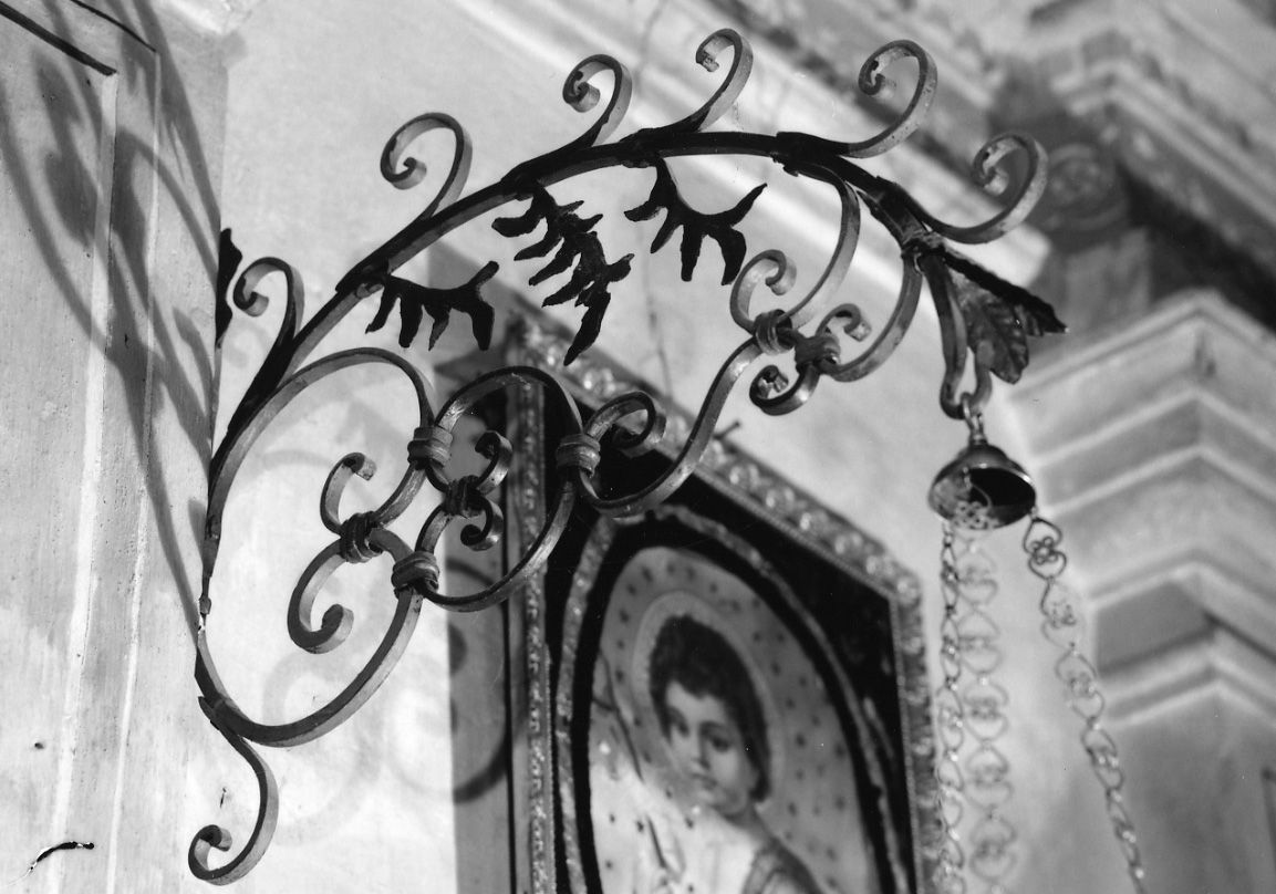 candeliere da parete, opera isolata - ambito valligiano (sec. XVIII)