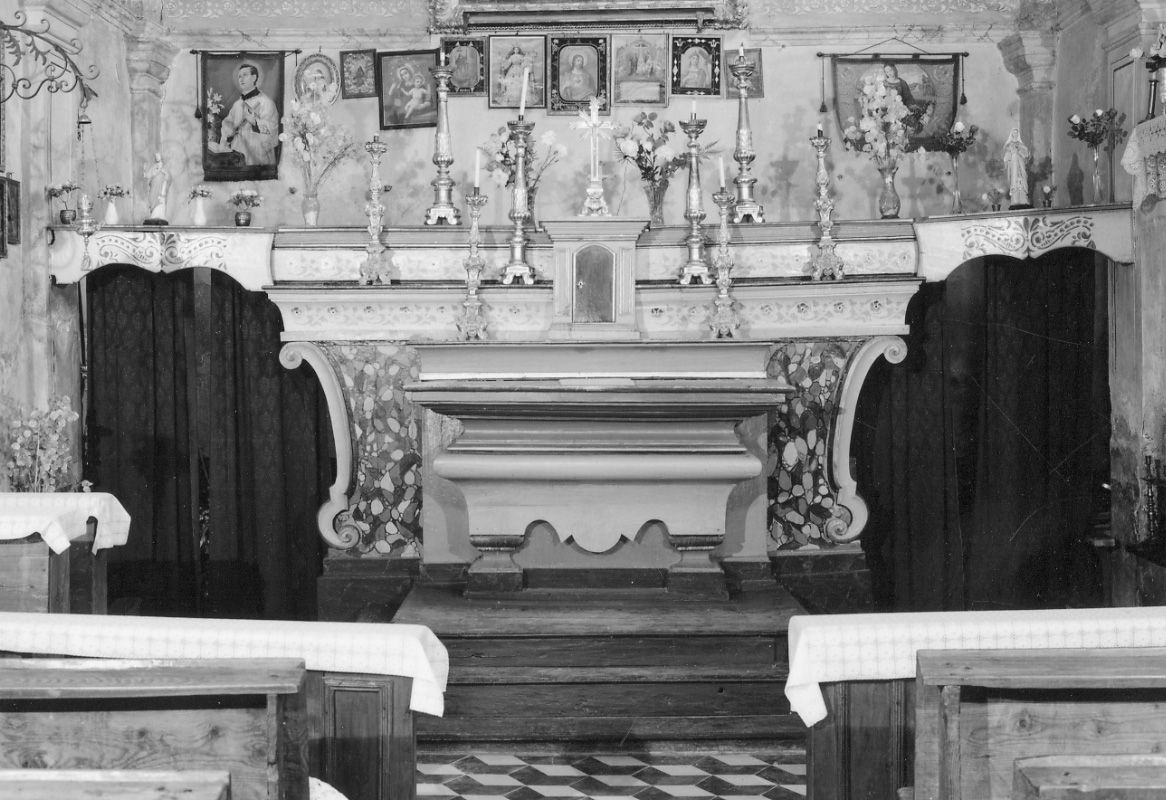 altare, opera isolata - ambito valligiano (inizio sec. XVIII)