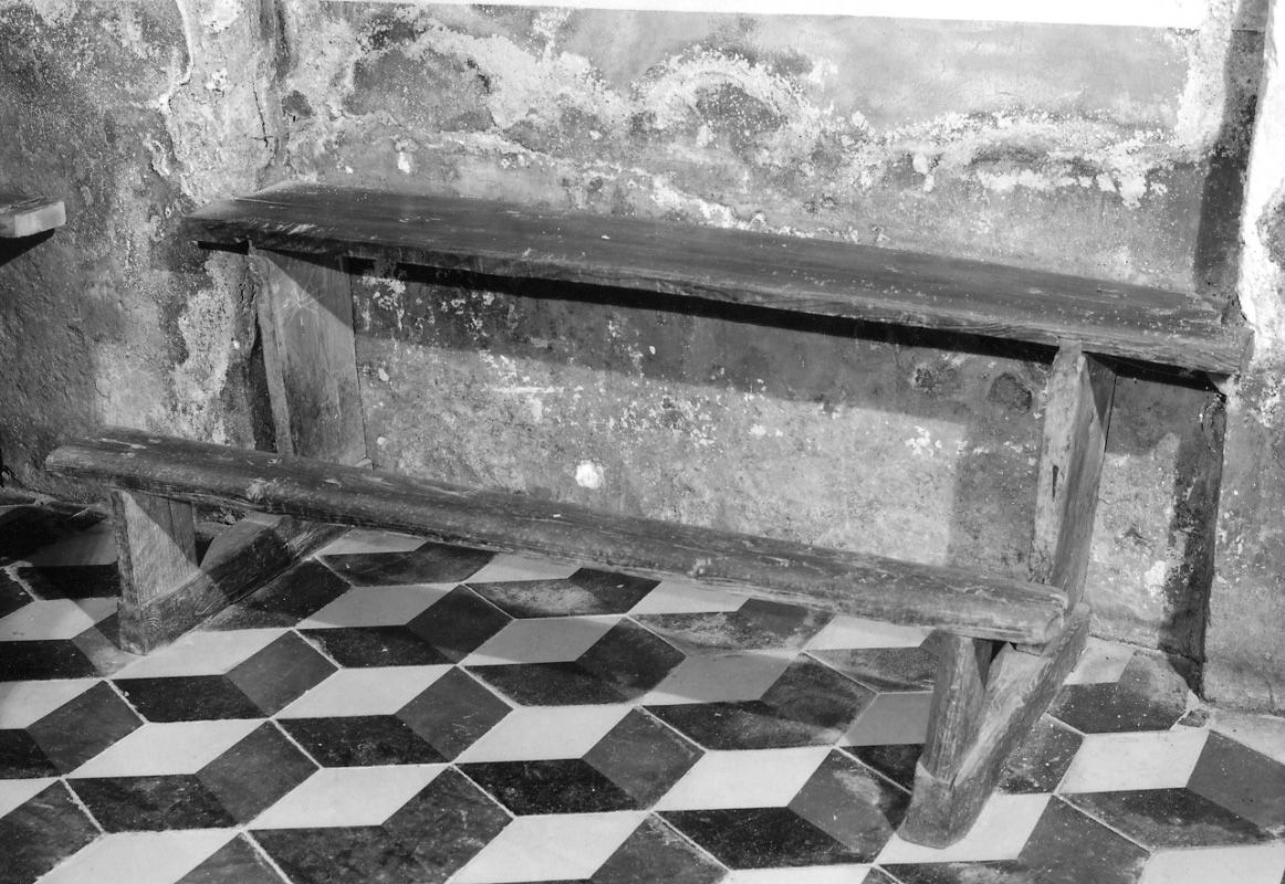 panca, serie - ambito valligiano (metà sec. XIX)