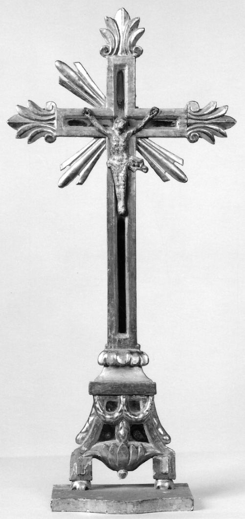 Cristo crocifisso dolente (croce d'altare, opera isolata) - ambito piemontese (fine/inizio secc. XVIII/ XIX)