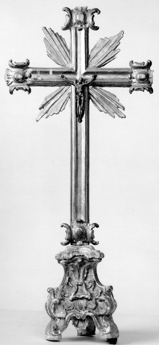 Cristo crocifisso dolente (croce d'altare, opera isolata) - ambito piemontese (prima metà sec. XVIII)